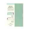 Midori Double Schedule Notebook, 2026 B6 Monthly Money Blue-green 22386006