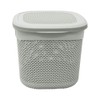 JVL Droplette Design Plastic Storage Basket, 15L, 28 x 32