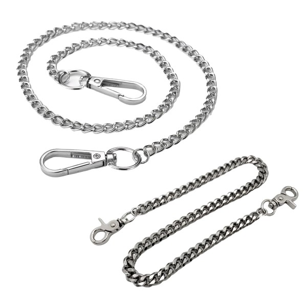 ExcellaElite Chain Belt 2 Pcs Trousers Chain Sturdy and Practical