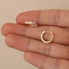 LOLIAS 14K Gold Hoops Earrings for Women 925 Sterling Silver