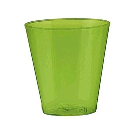 Amscan BPP Shot-Glasses, 100 Count (Pack of 1), Kiwi