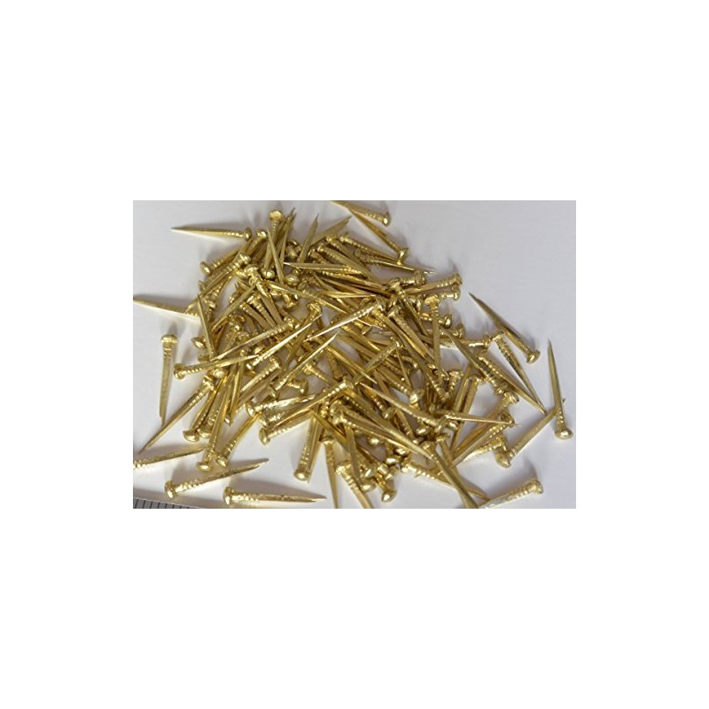 Solid Brass Nails Tacks for Shoes Boots Leather Heels Soles