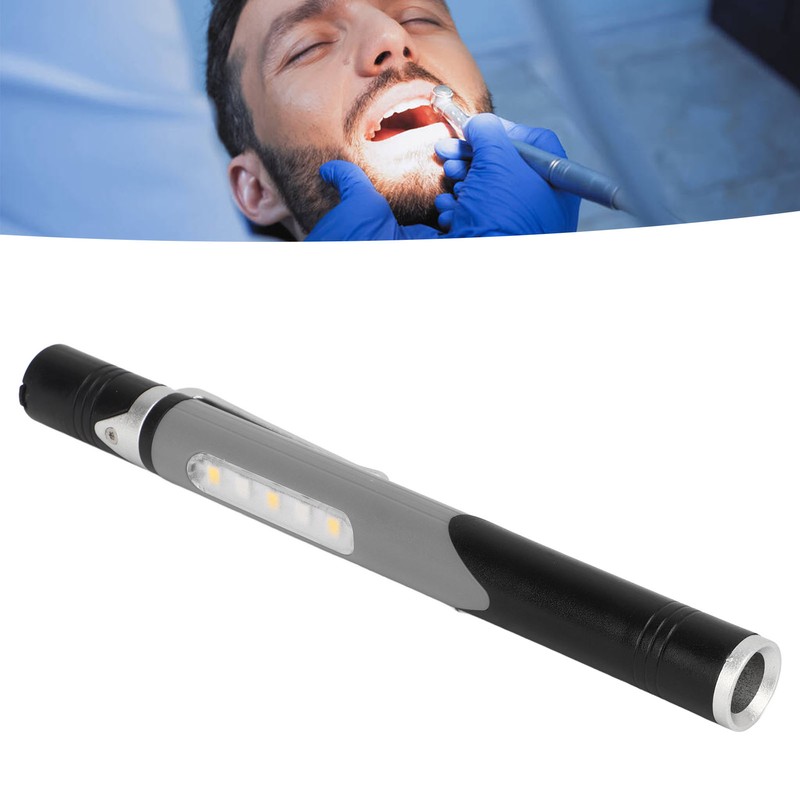 LED Penlight 3 Light Source 4 Light Gear USB Charging