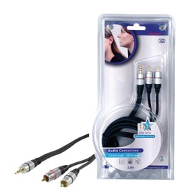 HQ 2.5m Audio Cable with Gold Plated 24k Plugs On Both Sides