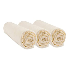 3 Fitted Cot Bed Sheets Cotton Organic for Bed Cradle 40 x 80 cm/40 x 90 – 3 Colours Available 40x80