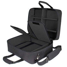 USA Gear Audio Mixer Case - DJ Mixer Travel Bag with Customizable Interior & Water Resistant Exterior Compatible with Behringer Q1202USB, Mackie ProFX8v2, Yamaha MG10XU & More Mixer Audio Accessories