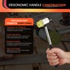 16oz Rubber Mallet Hammer Set with 35mm Double Faced Soft