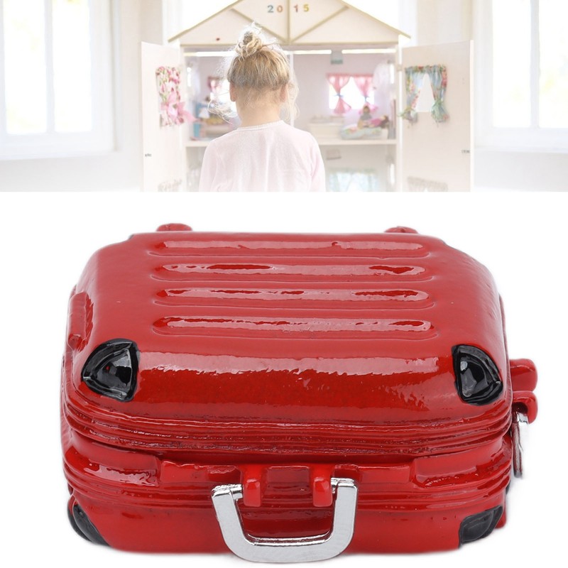 Mini Travel Hard Suitcase Cute Simulation Life Scene Dolls Travel