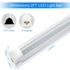 SHOPLED 2FT LED Shop Light, 18W 6000K 2340LM, Cool White,