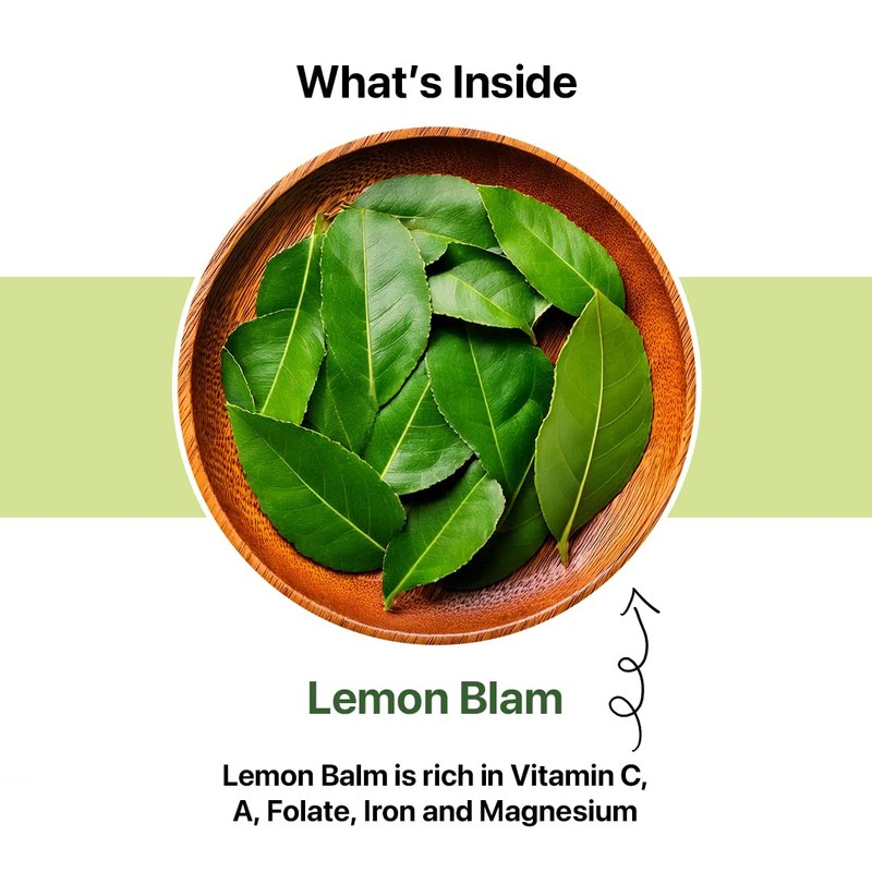 BLUE TEA - Lemon Balm Tea - 10 Count -