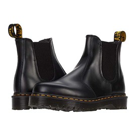 Dr. Martens unisex-adult 2976 Bex, Black Smooth Leather, 15 Women/14 Men