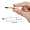 Multibao Headphone Jack Adapter, 3.5mm Female Plug to 6.5mm Male