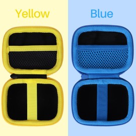 Lebakort Hard Case Compatible with Izzo Swami 6000 Handheld Golf GPS (Black + Blue Case)