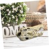 GRIRIW Resin Dinosaur Skull Statue Decorative Figurine for Home Office