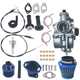 For VM22 Carburetor For Predator 212CC 196cc CT200U KT196 Moto Mini Bike Race Blue