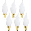 Duoled E12 Dimmable Candelabra Bulb 2700k Warm White Candle Light