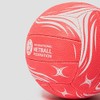 Gilbert Boys Pulse Match Net Ball - Pink/White, Size 5