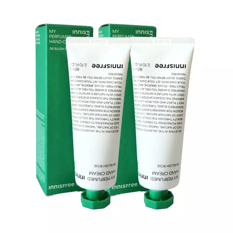 Innisfree 이니스프리 마이 퍼퓸드 핸드크림 06 블러쉬로즈 80ml x2개 Innisfree