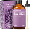 SU JUABA Lavender Essential Oil 4 Fl Oz, 100% Pure