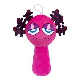 YSTJKD Sprunki Cuddly Toy, 20 cm Soft Cuddly Sprunki Plush Toys, Interesting Plush Toy, Animal Pillow Figure Doll, Sprunki Plush Toy for Christmas Birthdays for Adults Kids (Rose)