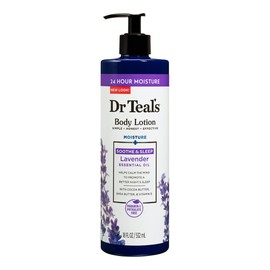 Dr Teal's Crema Corporal con Aceite Escencial de Lavanda, 18 fl oz.