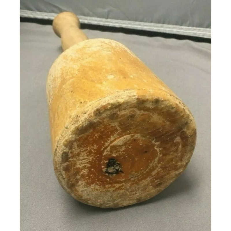 Vintage Wooden Sculptors Mallet - Never Used - 3.875" Diameter