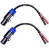 CNCESS CESS-095 Speakon Plug to Banana Female Jack Speaker Cable