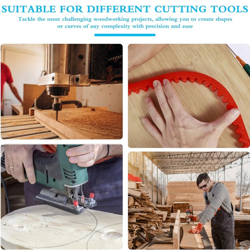 Woodworking Profiling Strip Flexible Curve Template Excellent Rebound Woodworking Tool