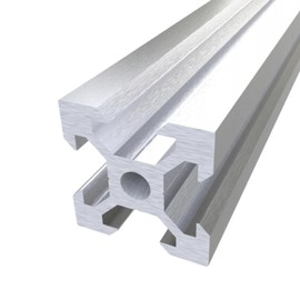 V Slot 2020 Silver Length 200-1500 mm V Type Anodised Linear Schine for 3D Printers Prusa Ender, CR-3, AM-8, Aluminium Profile Ideal for Building Hobby CNC Machines, Laser Plotters (200 mm)