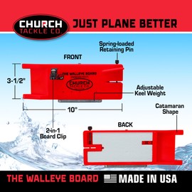 The Walley Board Starboard by Church Tackle Co