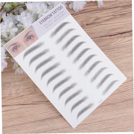 Mikinona Application 2 Pack Brow Shaper Stickers Imitation Eyebrow Transfer Stickers for Men and Women