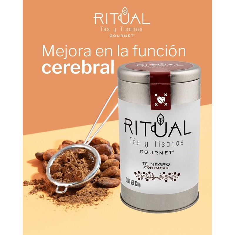Té negro con cacao Ritual Gourmet 120 g – Infusión