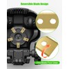 36 Pcs Titanium Coated Blades with Plastic Washers Compatible with