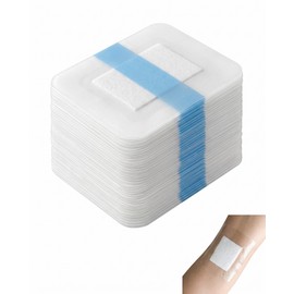YIPFEN Waterproof Post-OP Plasters, Large, Pack of 40, Transparent, for Shower & Sports, Sterile, Reliable Protection for Fast Wound Healing