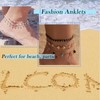 Inilbran Boho Infinity Ankle Bracelets Lucky 8 Anklets Bracelet Layered
