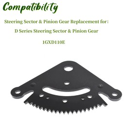 Timunr D110 Steering Sector & Pinion Gear Replacement for John Deere D Series Lawn Tractors D105 D120 D125 Models