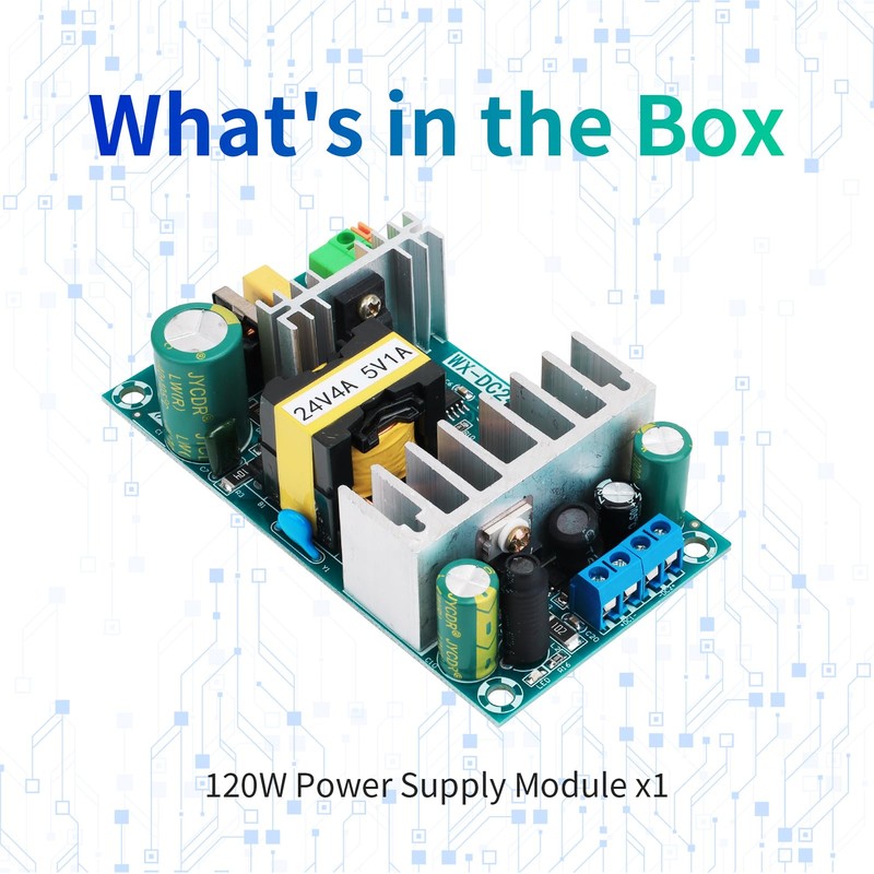 Ransanx AC to DC Isolated Power Supply Module 120W, Dual