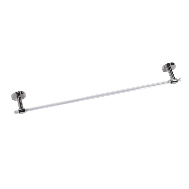 Towel Holder Rod Minimalist Light Luxury Acrylic Wall Mounted Towel