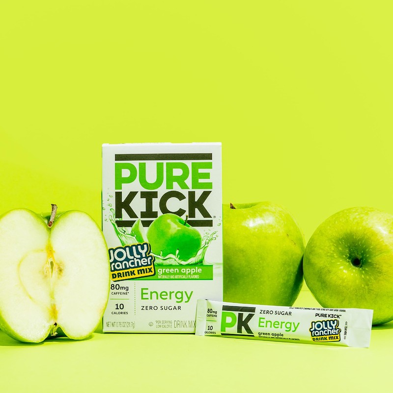 PURE KICK Energy Singles To Go Drink Mix, Jolly Rancher