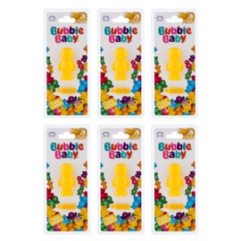 BUBBLEBABY Lemon Fragranced 3D/Vent Clip Car Vent Air Freshener And Odour Eliminator (Pack of 6)