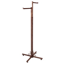 SSWBasics 2-Way Clothing Rack with Straight Arms (Boutique Cobblestone)