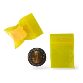 200 Bolsa Cierre Hermético Zipper 1x1 Plg 2.5x2.5cm Amarillo                                                                                          