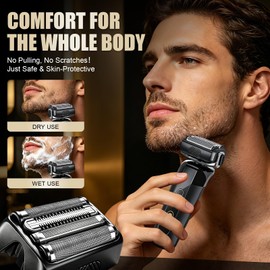 1-Pack Foil Head Compatible with Manscaped Chairman PRO