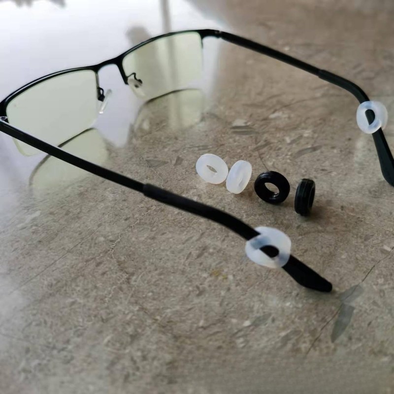 AB Max Glasses Ear Grips - Black and White Ring
