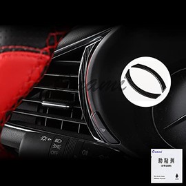 Onami Mazda3 Meter Panel Meter Hood Interior Parts Axela Interior Panel New Mazda 3 Sedan Stainless Steel 2P [Black Hairline] MZD058-BL