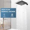 KINLIV 10" Rain Shower Head Matte Black - All Metal