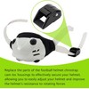 Football Helmet Chin Strap Cam Loc Housings Set & Helmet