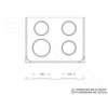 KITCHEN BASICS 101 4 Pack (2) 6" & (2) 8"