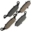 Caltric Front and Rear Brake Pads for Kawasaki Vulcan 900