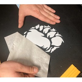 Ifloortape Super Fun White Yeti Footprints Shape Stickers for Parties, Events, & Floors